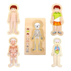 Small Foot Wooden Toys Puzzle Anatomy Tim, small foot