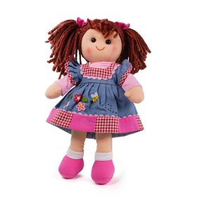 Bigjigs Toys Lutka od tkanine Melody 34 cm, Bigjigs Toys