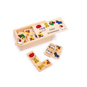 Small Foot Drvene igre Domino farma manja, Small foot by Legler