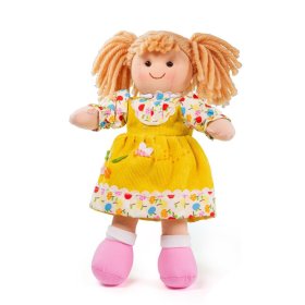 Bigjigs Toys Platnena lutka Daisy 28 cm, Bigjigs Toys