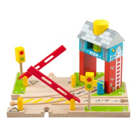 Bigjigs Rail Barriers sa znakom, Bigjigs Rail