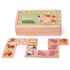 Bigjigs Toys Drvena domino farma, Bigjigs Toys