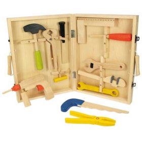 Drveni kovčeg za alat Bigjigs Toys