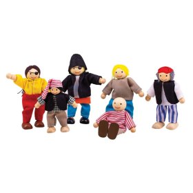 Bigjigs Toys Pirati Set 6 kom, Bigjigs Toys