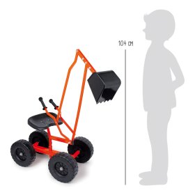 Mali nožni bager s kotačima, Small foot by Legler