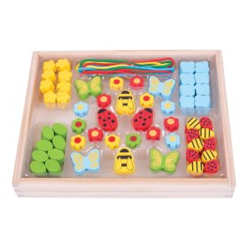 Bigjigs Toys String beads Meadow