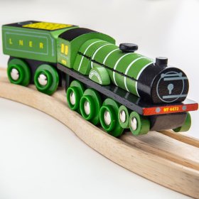 Bigjigs Rail Drvena replika lokomotive Flying Scotsman