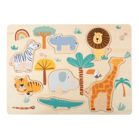 Small Foot Insert drvena slagalica Safari, Small foot by Legler