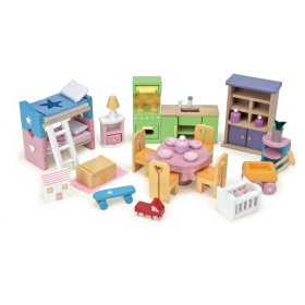 Le Toy Van Furniture Starter kompletan set za kuću, Le Toy Van