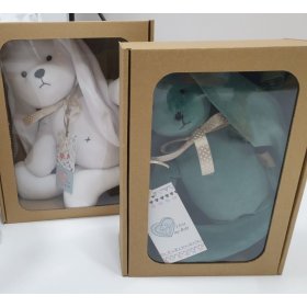 Velur igračka Zec 35 cm - roza, TOLO