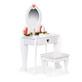 Toaletni stolić za djevojčice s dodacima, EcoToys
