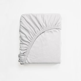 Pamučna plahta 120x60 cm - bijela, Frotti