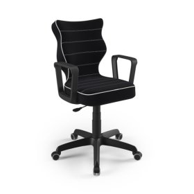Uredska stolica prilagođena visini od 159-188 cm - crna, ENTELO