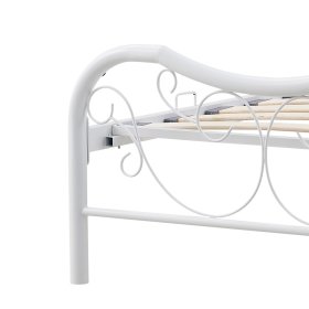 Metalni krevet FABRIZIA 90 x 200 cm - Bijeli