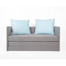 Sofa na razvlačenje Jack - tamno siva / svijetlo plava, SFM