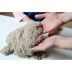 Kinetički pijesak 3 kg s pješčanikom na napuhavanje i kalupima, Adam Toys piasek