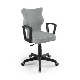 Uredska stolica prilagođena visini 159 - 188 cm - siva