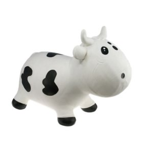 KIDZZFARM krava na skok - Bijela i crna