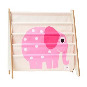 Stalak za knjige 3 SPROUTS - Ružičasti slon