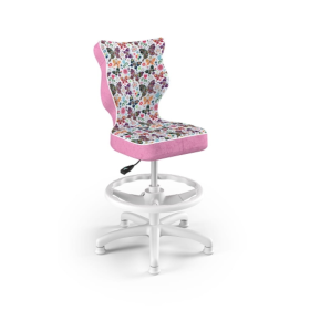 Dječja ergonomska stolica prilagođena visini od 119-142 cm - leptiri, ENTELO