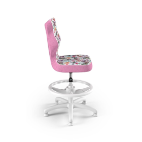 Dječja ergonomska stolica prilagođena visini od 119-142 cm - leptiri