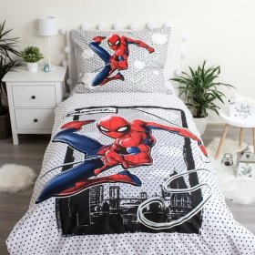 Posteljina sa svjetlećim Spider-man efektom 140 x 200 cm + 70 x 90 cm, Sweet Home, Spiderman