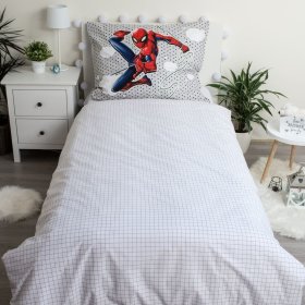 Posteljina sa svjetlećim Spider-man efektom 140 x 200 cm + 70 x 90 cm