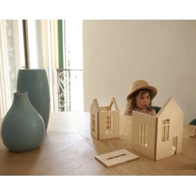 Magnetna Montessori drvena kućica - čarobna šuma, OKT