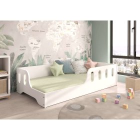 Dječji Montessori krevet Koko 140x70 cm - bijeli
