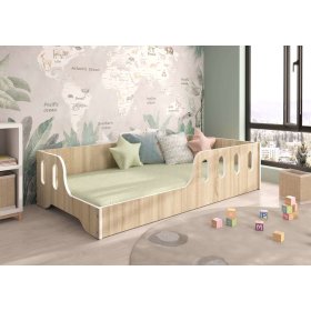 Dječji Montessori krevet Koko 140x70 cm - sonoma