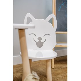 Dječji stol sa stolicama - Lisica - bijela boja