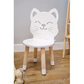 Dječja stolica - Cat - bijela, Ourbaby®