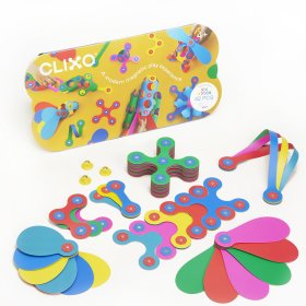 Clixo fleksibilni magnetni set, 42 kom - Rainbow, CLIXO