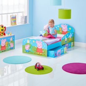 Dječji krevet Peppa Pig s kutijama za odlaganje, Moose Toys Ltd 