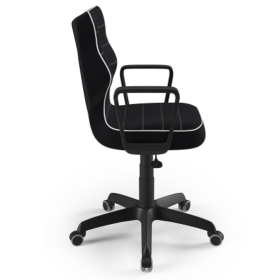 Uredska stolica prilagođena visini od 146-176,5 cm - crna, ENTELO