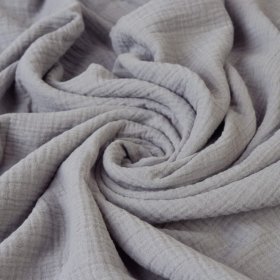 Muslinski pokrivač i jastuk s punjenjem 100x135 + 40x60 - tamno siva, Matex