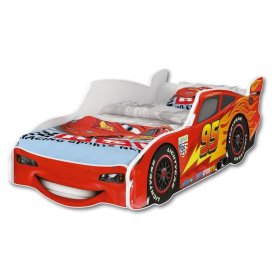 Krevet u obliku auta Munjeviti jurić McQueen - bijela boja, BabyBoo, Cars