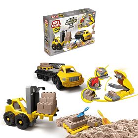ART CRAFT Set kinetičkog pijeska - Stvaraj, gradi, rastavljaj