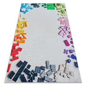 BAMBINO 38480 dječji tepih za pranje Protuklizna građevna igračka - siva / žuta, F.H.Kabis