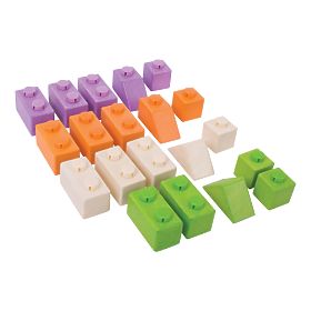 Bigjigs Baby Drvene Spojkocke Osnovni set, Bigjigs Toys
