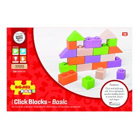 Bigjigs Baby Drvene Spojkocke Osnovni set, Bigjigs Toys