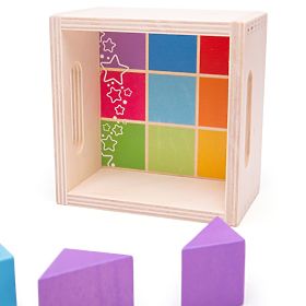 Bigjigs Baby Prve drvene kocke set 17 komada