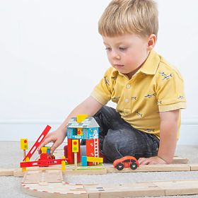 Bigjigs Rail Barriers sa znakom