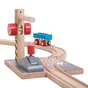 Bigjigs Rail Crane sa šljunkom