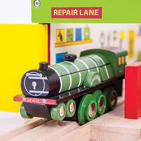 Bigjigs Rail Drvena replika lokomotive Flying Scotsman