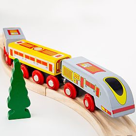 Bigjigs Rail Eurostar Express + 3 kolosijeka