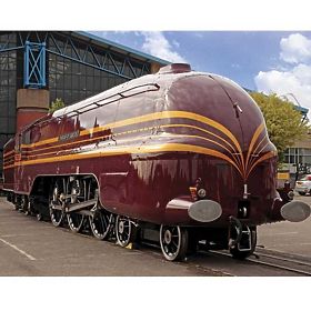 Bigjigs Rail replika lokomotive Duchess of Hamilton + 3 kolosijeka