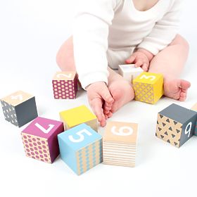 Bigjigs Toys Didaktičke kocke brojevi