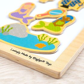 Bigjigs Toys Drvena magnetna ploča