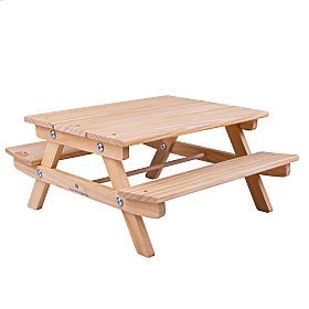 Bigjigs Toys Drvena piknik klupa za lutke, Bigjigs Toys